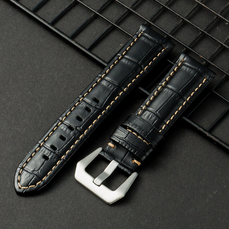 Waterproof Strap Top Grain Quick Release Genuine Leather Bands  Watch Straps Band for Men Women 18mm 20mm 21mm 22mm 23mm 24mm