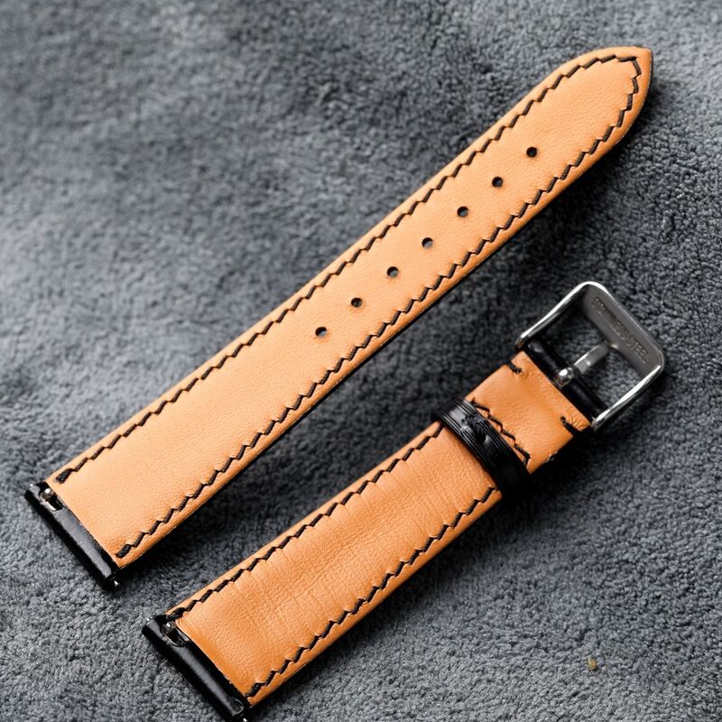 Wholesale Custom Horse Leather Watch Belts 18mm 20mm 22mm Mens Women Wrist Watch Band Real Genuine Leather Watch Strap