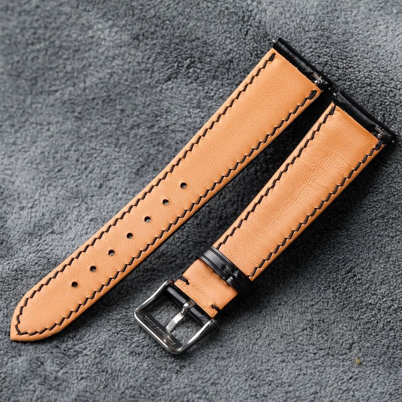 Wholesale Custom Horse Leather Watch Belts 18mm 20mm 22mm Mens Women Wrist Watch Band Real Genuine Leather Watch Strap