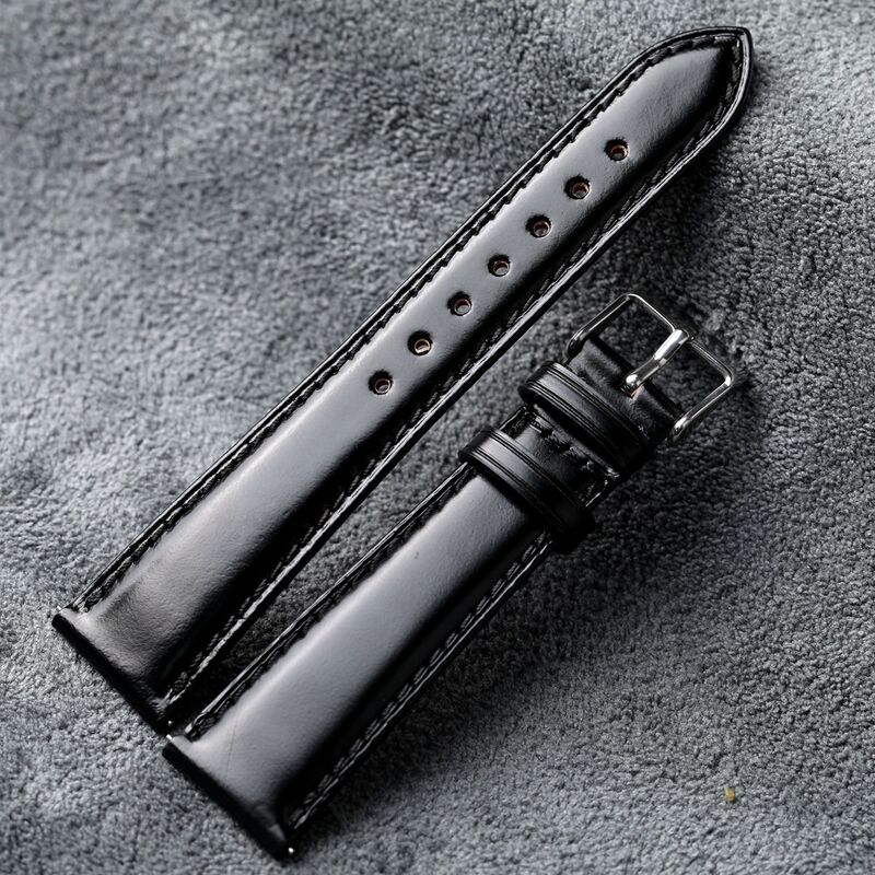 Wholesale Custom Horse Leather Watch Belts 18mm 20mm 22mm Mens Women Wrist Watch Band Real Genuine Leather Watch Strap
