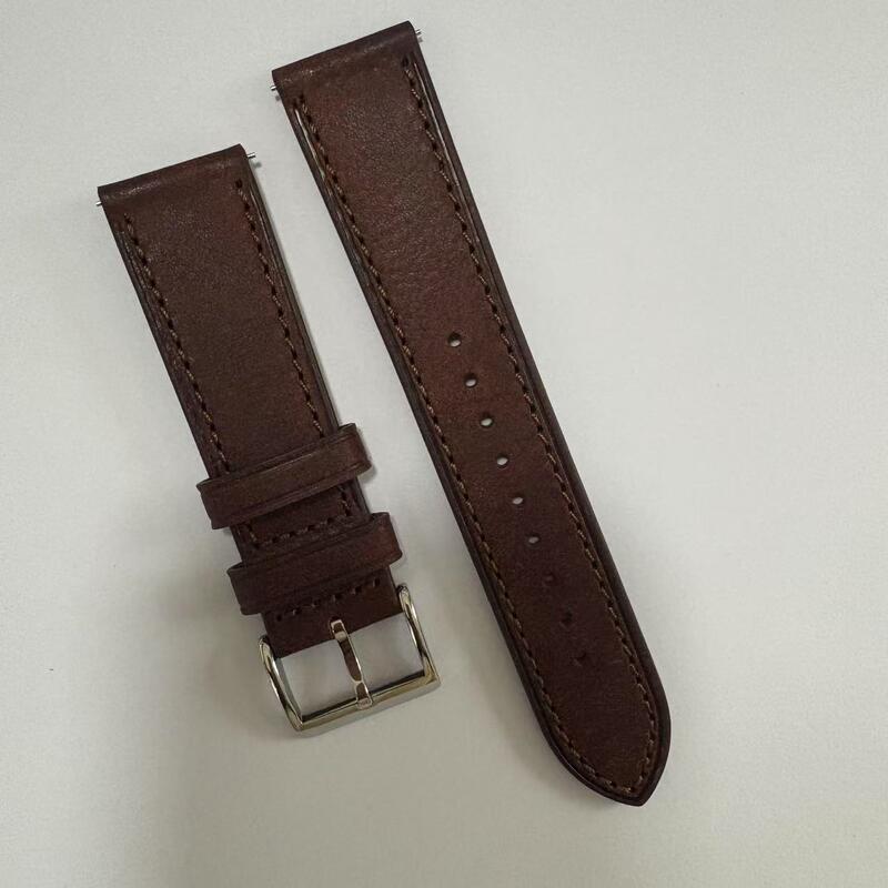 Quality Custom Quick Release Luxury Vintage Italy Imported Buttero Cow Leather Genuine Leather Watch Band Leather Watch Strap