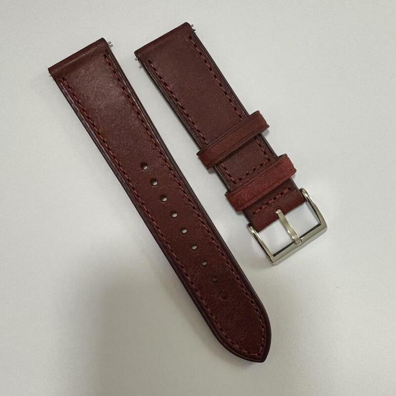 Quality Custom Quick Release Luxury Vintage Italy Imported Buttero Cow Leather Genuine Leather Watch Band Leather Watch Strap