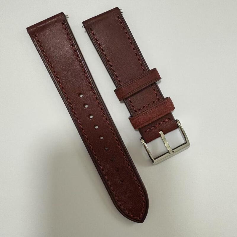 Quality Custom Quick Release Luxury Vintage Italy Imported Buttero Cow Leather Genuine Leather Watch Band Leather Watch Strap