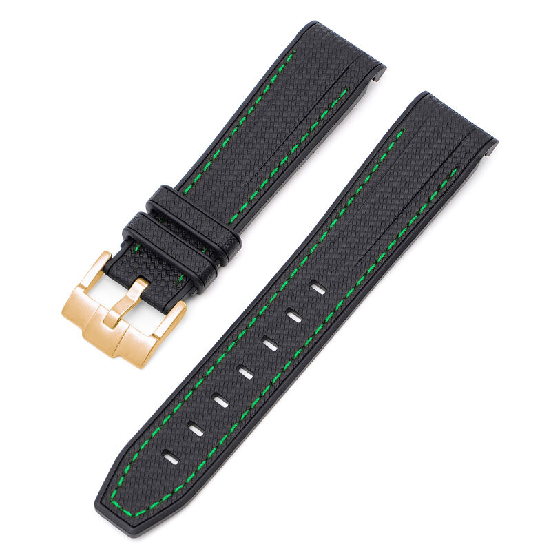 Luxury Waterproof Pattern Printed Sport 20mm Liquid Rubber Curved End Watch Bands Strap for MoonSwatch