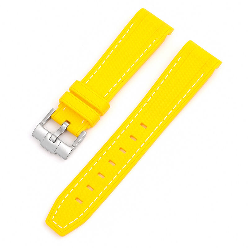 Luxury Waterproof Pattern Printed Sport 20mm Liquid Rubber Curved End Watch Bands Strap for MoonSwatch