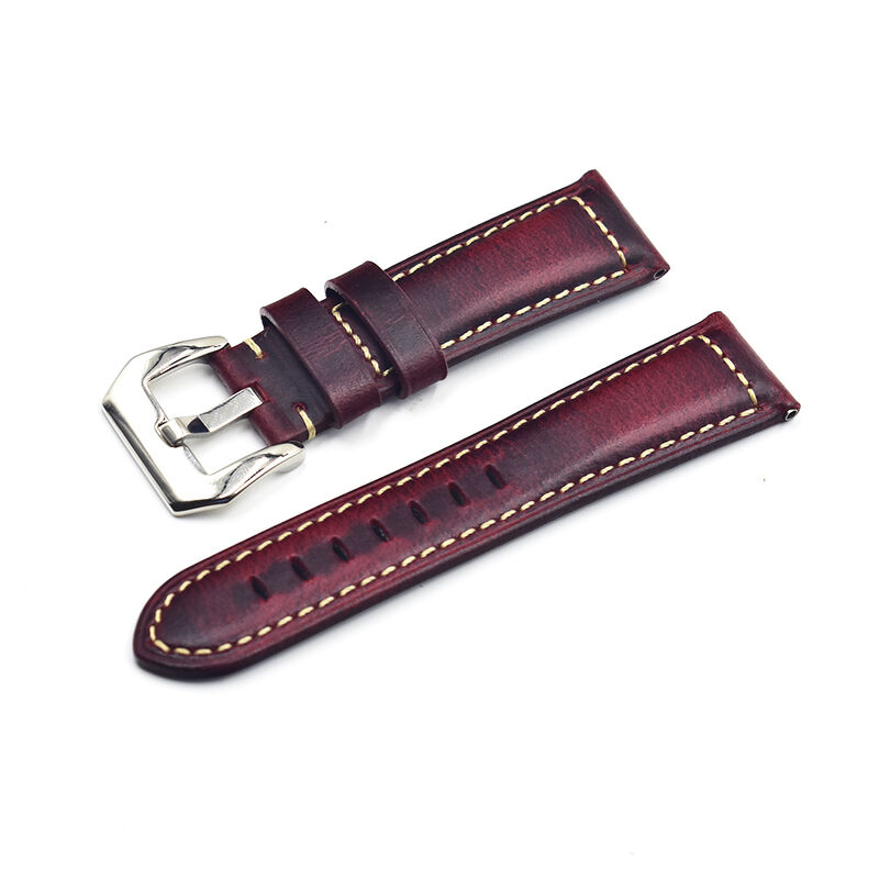 Top Brand Watch Belt Vintage Handmade Genuine Leather Watch Strap 20mm 22mm 24mm 26mm Watch Band Crazy Horse Leather Watchband