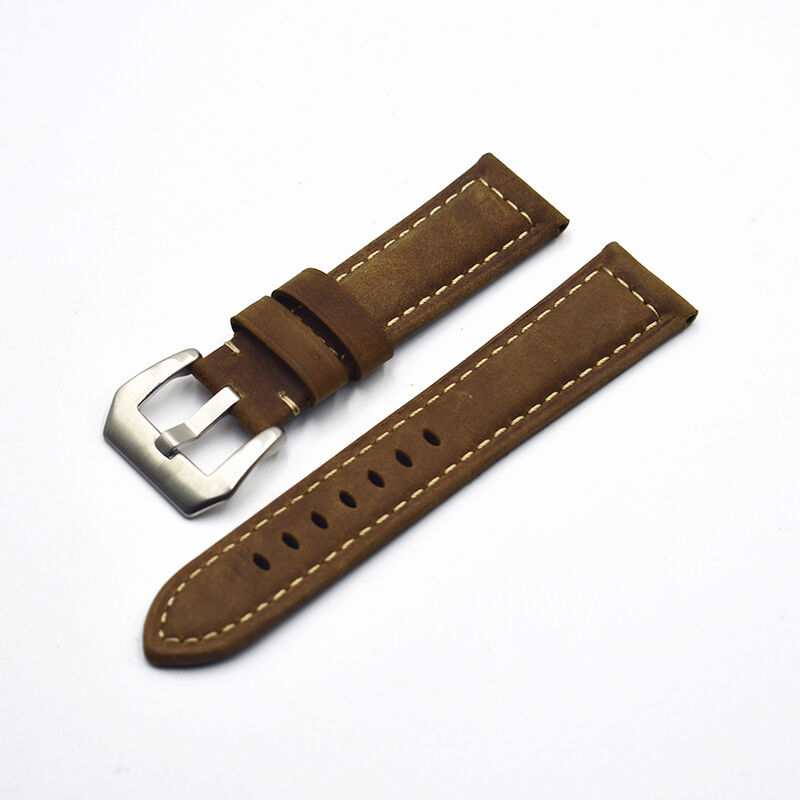Top Brand Watch Belt Vintage Handmade Genuine Leather Watch Strap 20mm 22mm 24mm 26mm Watch Band Crazy Horse Leather Watchband