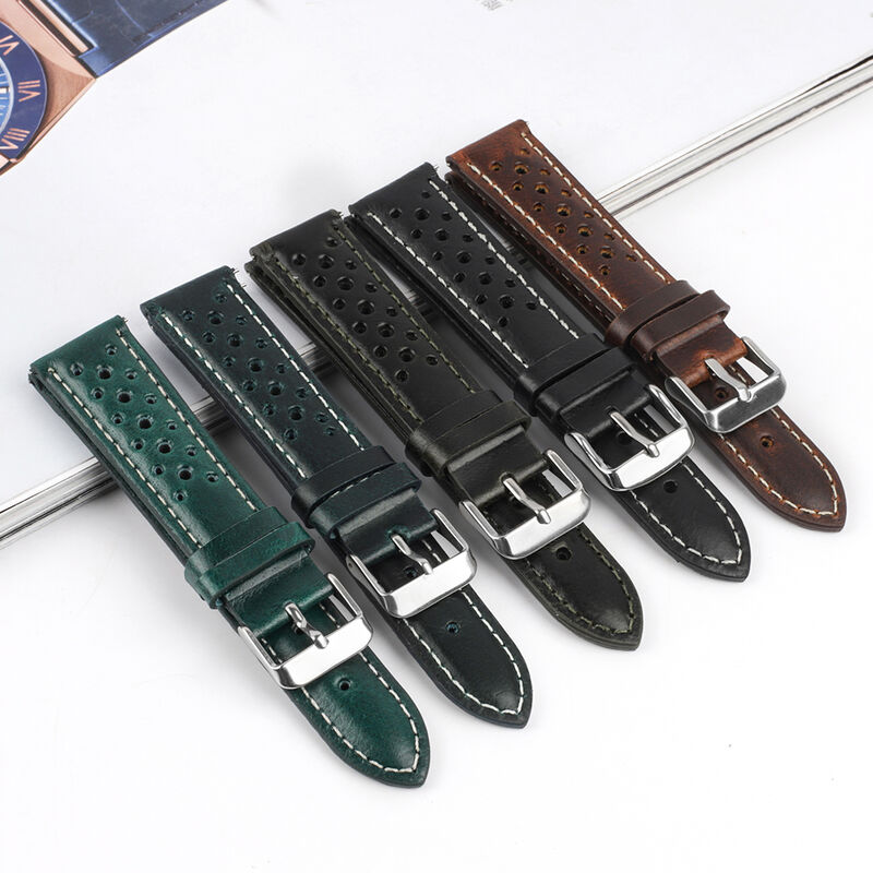 Shining Cow Leather Straps for Watches Racing Band Watches Fast Delivery Watch Bands Free Return