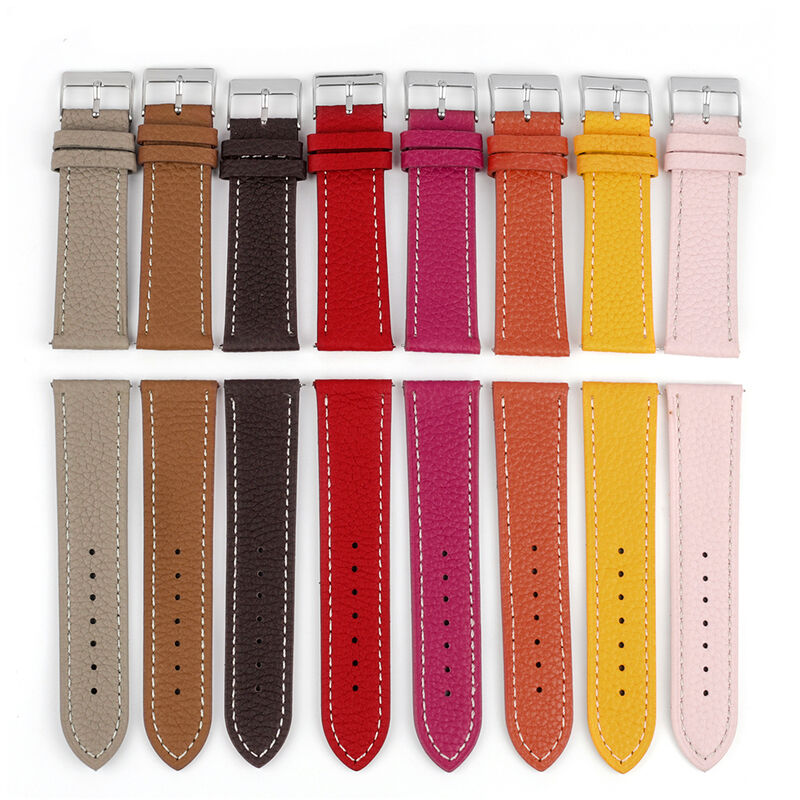 Genuine Leather Watchbands Calfskin Replace Wristwatch Straps 18mm 20mm 22mm Watch Accessories Men Women Soft Watchband