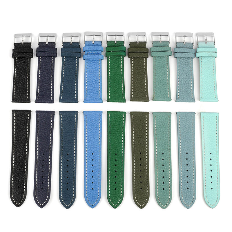 Genuine Leather Watchbands Calfskin Replace Wristwatch Straps 18mm 20mm 22mm Watch Accessories Men Women Soft Watchband