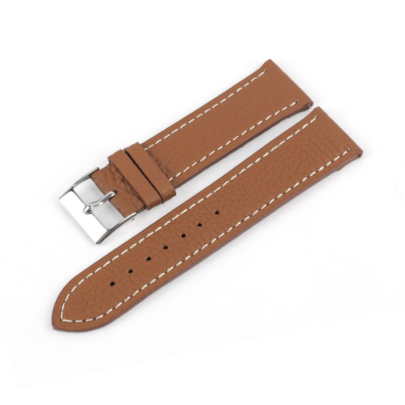 Genuine Leather Watchbands Calfskin Replace Wristwatch Straps 18mm 20mm 22mm Watch Accessories Men Women Soft Watchband