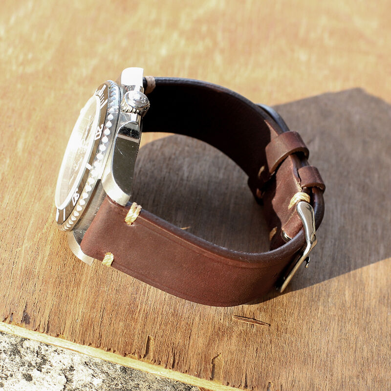 Cowhide Watch Strap Vintage Genuine Leather 20mm 22mm Crazy Horse Leather Watchband Women Men Fashion Watch Band Belt Luxury