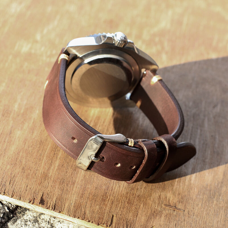 Cowhide Watch Strap Vintage Genuine Leather 20mm 22mm Crazy Horse Leather Watchband Women Men Fashion Watch Band Belt Luxury