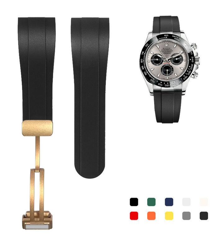 High Quality Silicone Rubber Watch Band Watch Strap 20mm 21mm 22mm for RLX