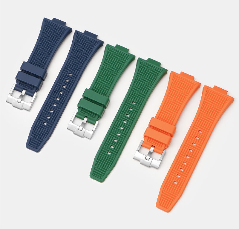 Customized Personalized Engraved LogoTisot PRX Bracelet Waterproof Dive Silicone Luxury Watch Strap Power Matic 80