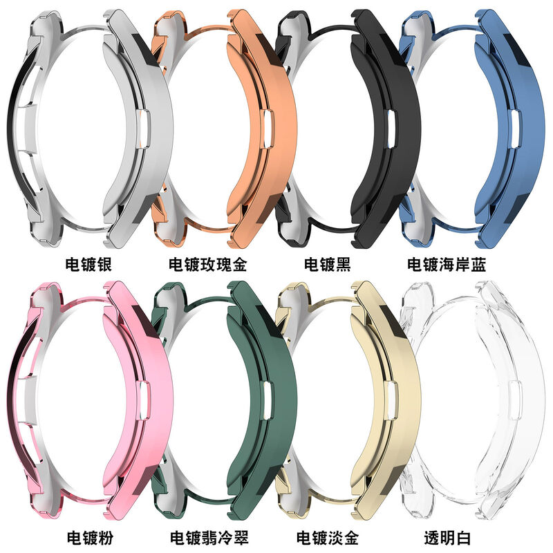 TPU Hollow Watch Case Frame Watch Screen Protector for Samsung Watch 6 Classic 43mm 47mm