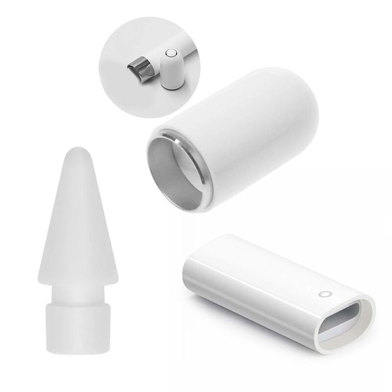 Magnetic Touch Pen Hat Nib Mini Connector Charger Tablet Phone Replacement Pencil Cap for Apple Pencil