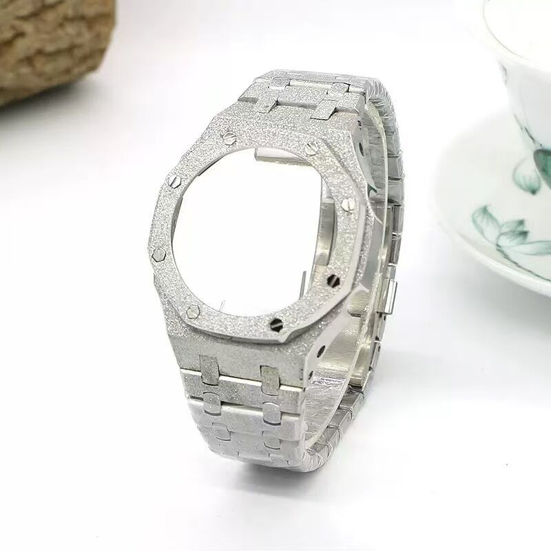 Fashion Gshock Ga2100 Kits Rubber Strap Metal Bezel Parts Accessories Watch Mod Kit Stainless Steel Case for Ga2110 G Shock
