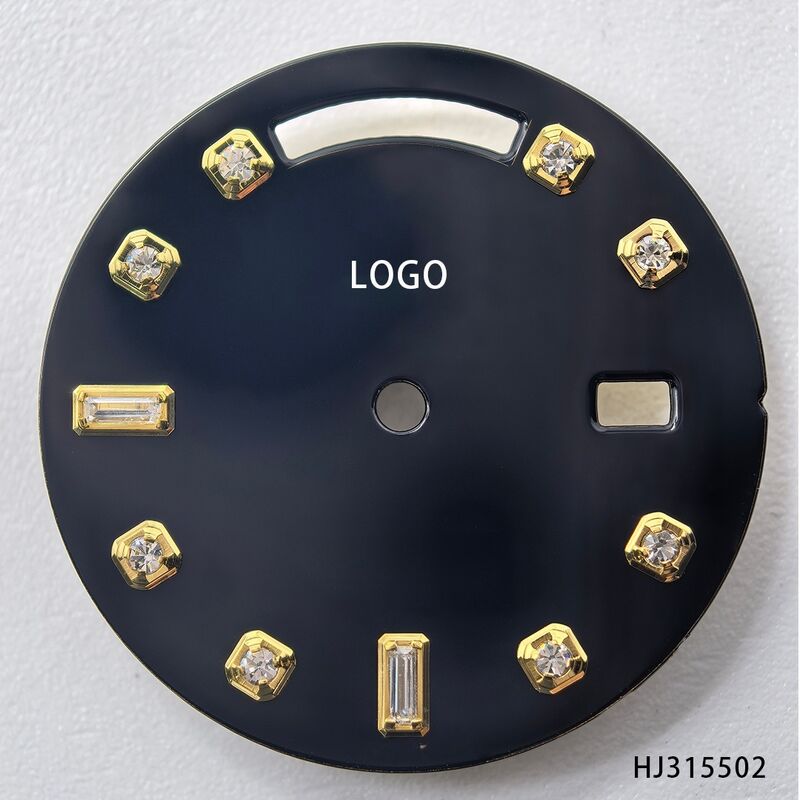 Watch Dial for with Gold Mark for 36DD 18238 Watch Fit for 3155 Movement, Afterrmarket Watch Repair Parts.
