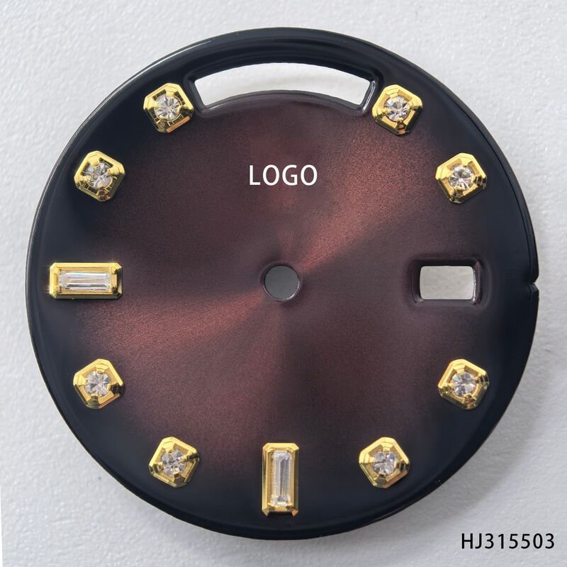 Watch Dial for with Gold Mark for 36DD 18238 Watch Fit for 3155 Movement, Afterrmarket Watch Repair Parts.
