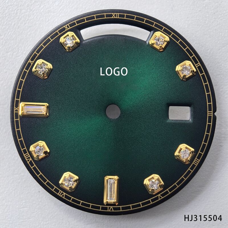 Watch Dial for with Gold Mark for 36DD 18238 Watch Fit for 3155 Movement, Afterrmarket Watch Repair Parts.