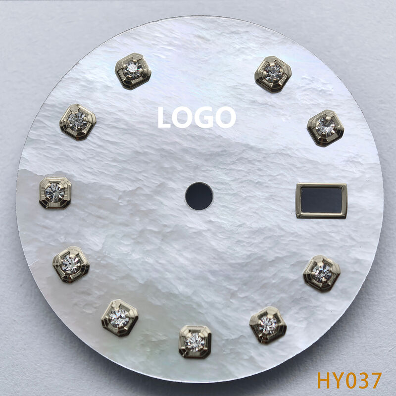 27.8mm Watch Dial With Silver Diamond for 36mm Watch 16234 16014 Fit for 3135 Movement, Afterrmarket Watch Repair Parts.