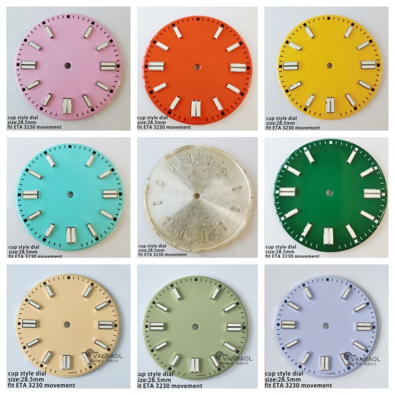 High Quality Watch Dial for 36mm 126000, Fit to 3230 Movement, Afterrmarket Watch Repair Parts.