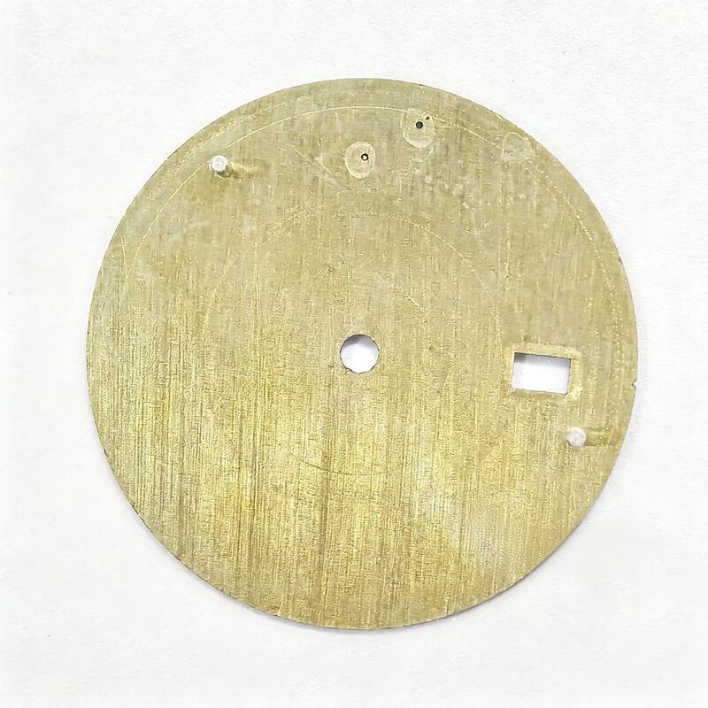Green Dial  with Yellow Gold Mark Moissanite Dinmond for 36mm16233 16013 Fit for 3135 Movement, Afterrmarket Watch Repair Parts.
