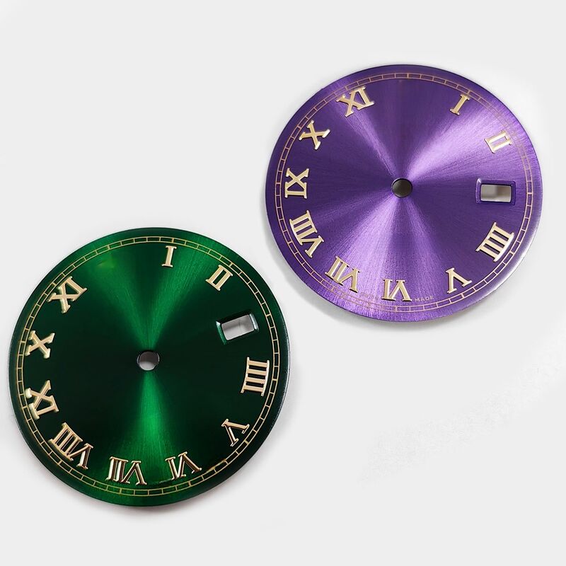 White Roman Dial  for 36mm Watch 16233 16013 Fit for 3135 Movement, Afterrmarket Watch Repair Parts.