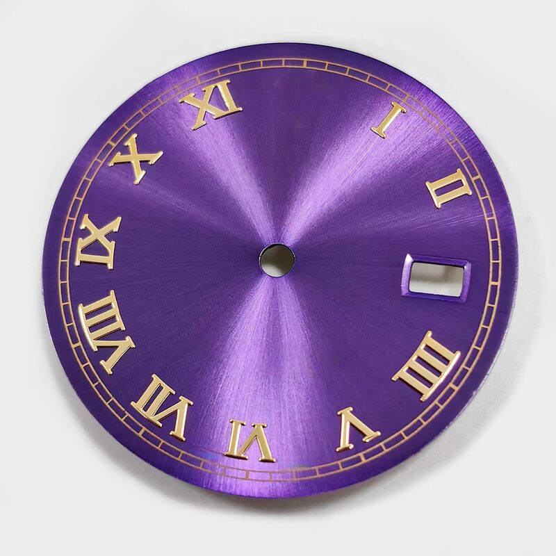 White Roman Dial  for 36mm Watch 16233 16013 Fit for 3135 Movement, Afterrmarket Watch Repair Parts.