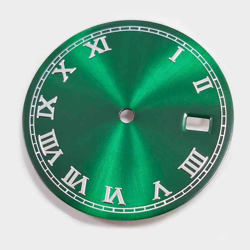 White Roman Dial  for 36mm Watch 16233 16013 Fit for 3135 Movement, Afterrmarket Watch Repair Parts.