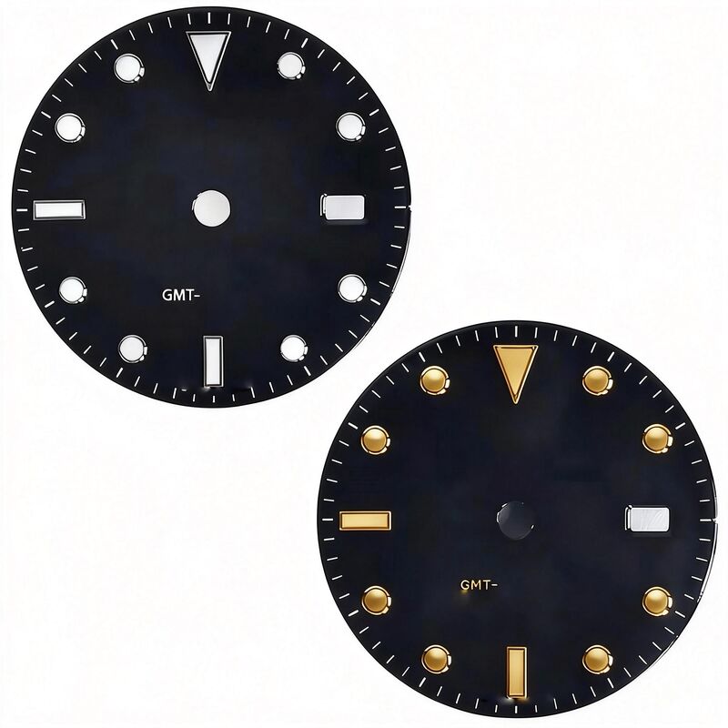 Watch Dial for 40mm Watch 16710 16700 16713 Fit for 3185 3186 Movement, Afterrmarket Watch Repair Parts.