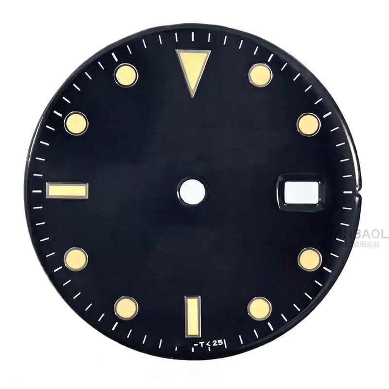 28.3mm Watch Dial for 40mm Watch 16610LV 1610LN Fit for 3135 Movement, Afterrmarket Watch Repair Parts.