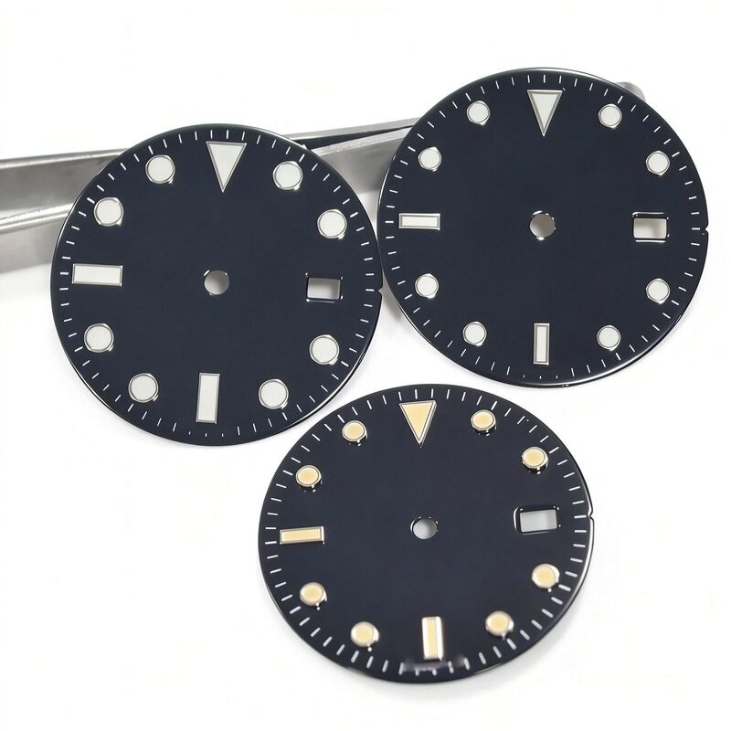 28.3mm Watch Dial for 40mm Watch 16610LV 1610LN Fit for 3135 Movement, Afterrmarket Watch Repair Parts.