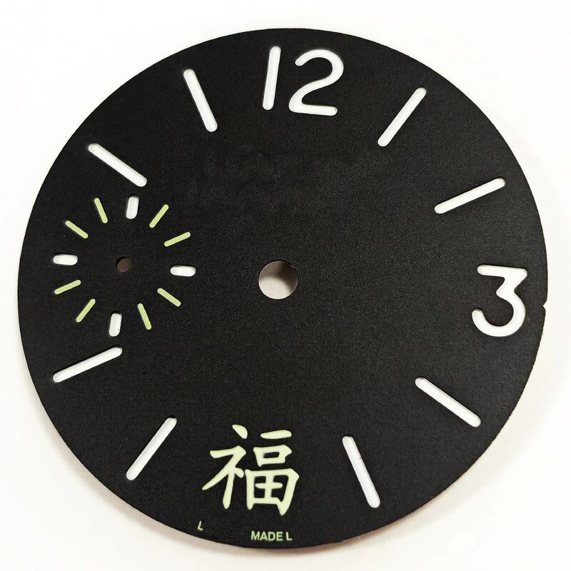 34.5mm Watch Luminous Dials Luminous Fit for 6497 St3600,3620 Hand Winding Watch Movement Timepiece Part Mens Watch Sterile Dial