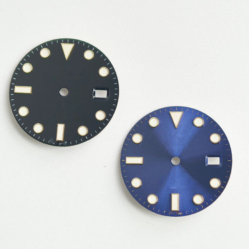 Fit 3135 Movement Watch Parts SUB Blue Black Green Dial 27.3MM Super Luminous. Aftermarket Watch Parts Replacements