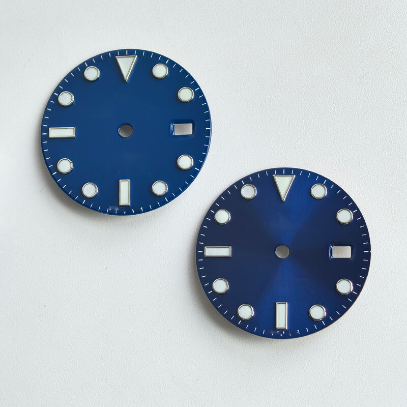 Fit 3135 Movement Watch Parts SUB Blue Black Green Dial 27.3MM Super Luminous. Aftermarket Watch Parts Replacements
