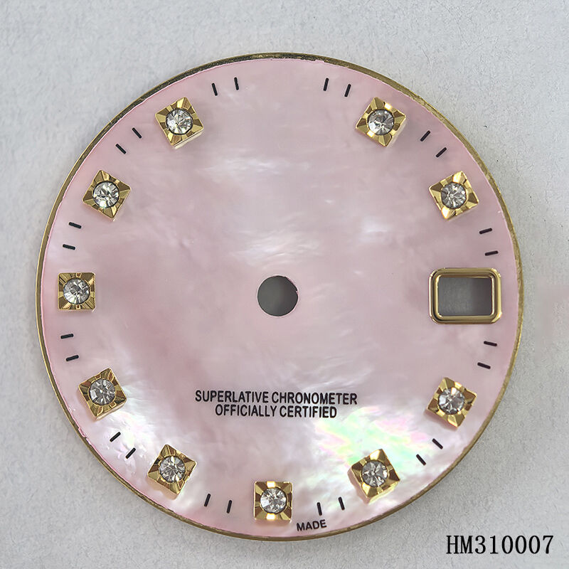 Watch Dial With Gold Diamond for 31mm Watch 278381 178381 278383 178383 Fit to 2135 Movement, Afterrmarket Watch Repair Parts.