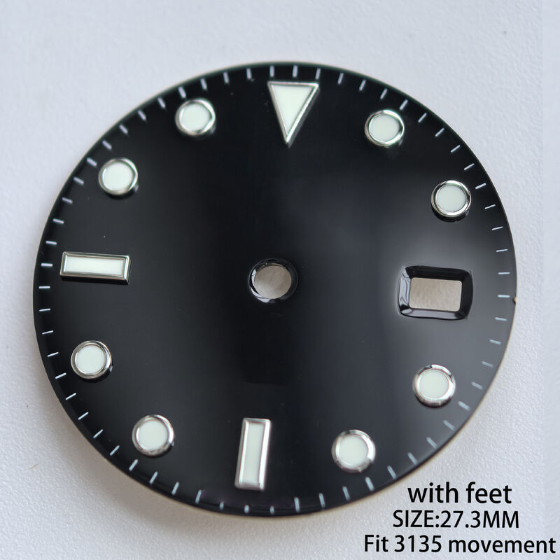27.3mm Watch Dial for 40mm Watch 16610LN Fit for 3135 Movement, Afterrmarket Watch Repair Parts.