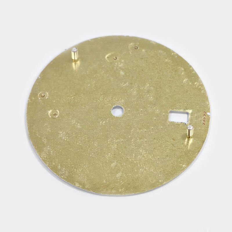 White Dial  with Yellow Gold Mark Moissanite Dinmond for 36mm16233 16013 Fit for 3135 Movement, Afterrmarket Watch Repair Parts.