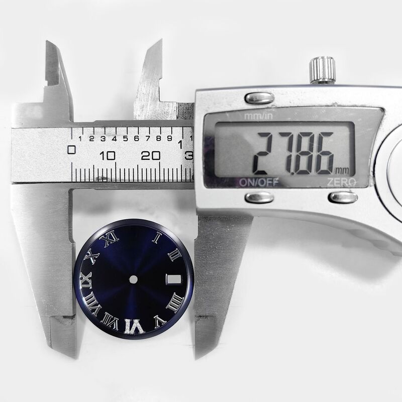 Watch Dial With Gold Diamond silver Roma for 36mm Watch 1601 Fit for 1570 1575 Movement, Afterrmarket Watch Repair Parts.