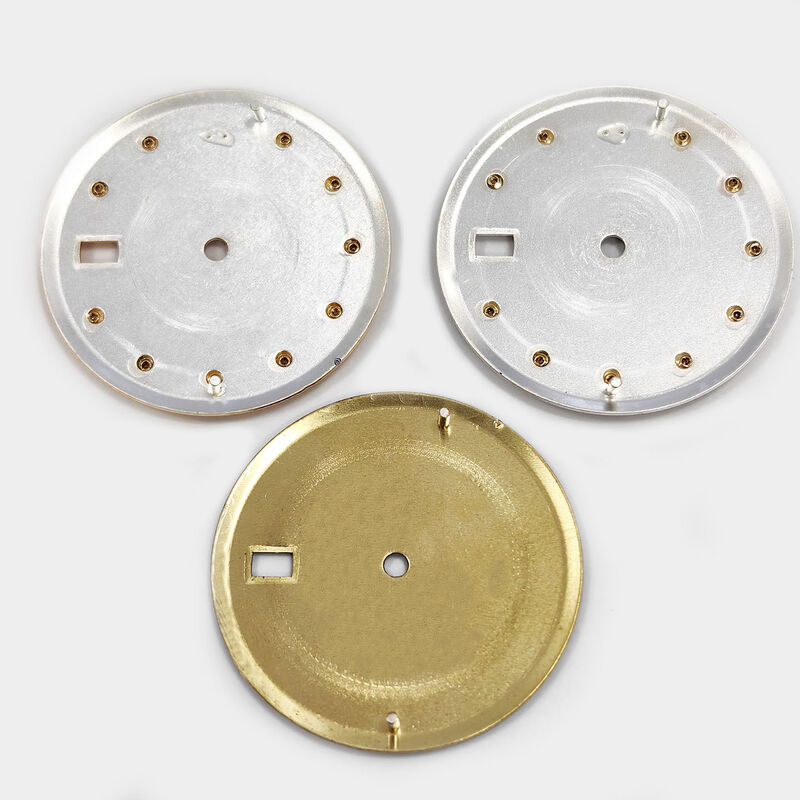 Watch Dial With Gold Diamond silver Roma for 36mm Watch 1601 Fit for 1570 1575 Movement, Afterrmarket Watch Repair Parts.