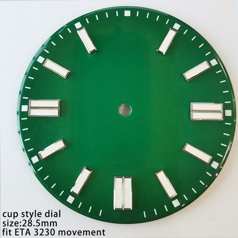 Cup Style Blue Luminous 30.8mm Stone Watch Dial Fit for 226659 Watch 3235 Watch Movement