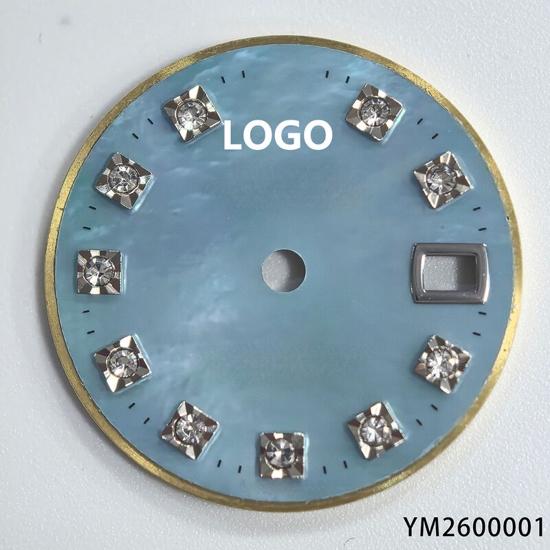Watch Dial Silver Diamond for 26mm Watch 179174 Fit to 2135 Movement, Afterrmarket Watch Repair Parts.