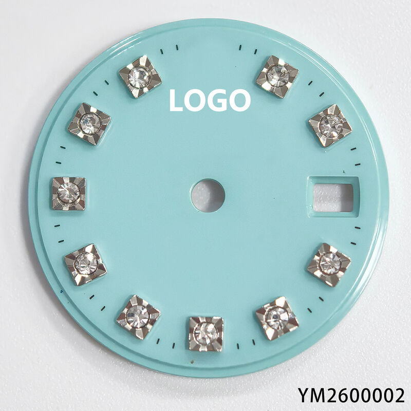 Watch Dial Silver Diamond for 26mm Watch 179174 Fit to 2135 Movement, Afterrmarket Watch Repair Parts.
