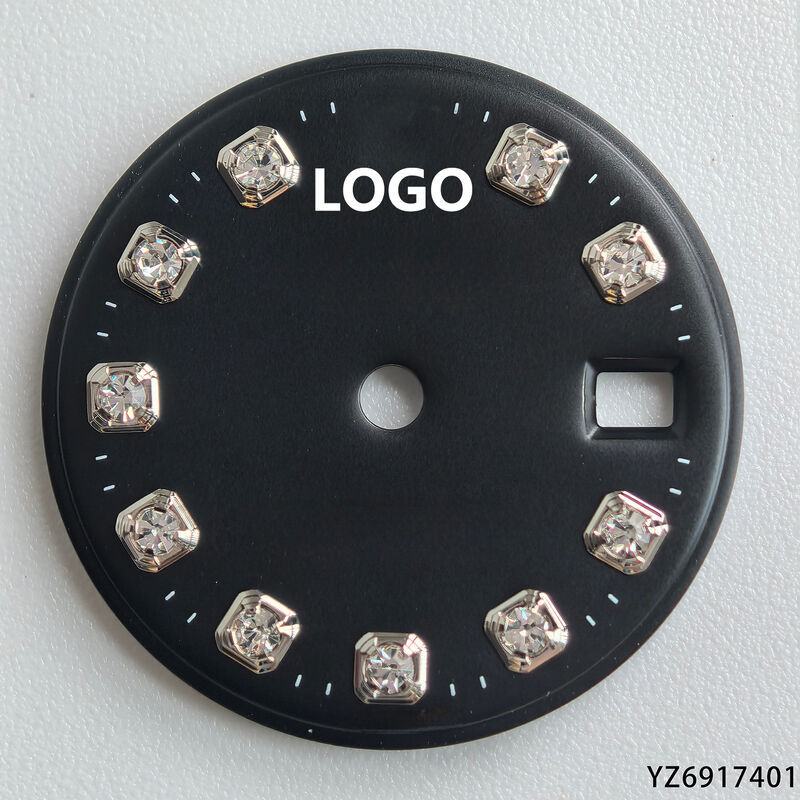 Watch Dial Silver Diamond for 26mm Watch 179174 Fit to 2135 Movement, Afterrmarket Watch Repair Parts.