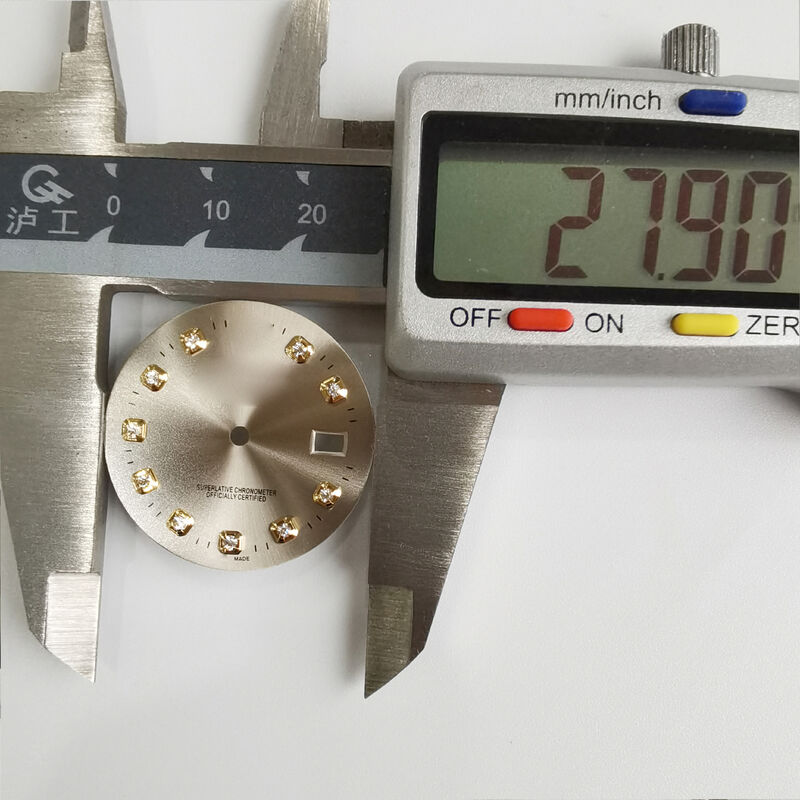 Watch Dial With Gold Diamond for 36mm Watch 16233 16013 Fit for 3135 Movement, Afterrmarket Watch Repair Parts.