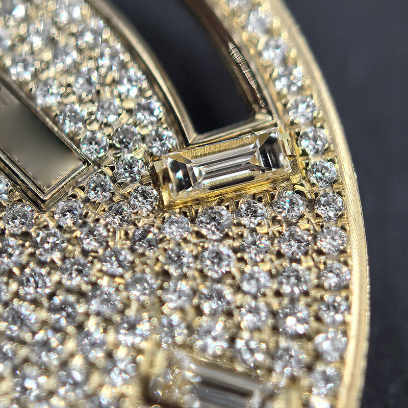 28.5mm Full Natal Diamond Watch Dial for 36DD Watch Fit for 3155 Movement, Afterrmarket Watch Repair Parts.
