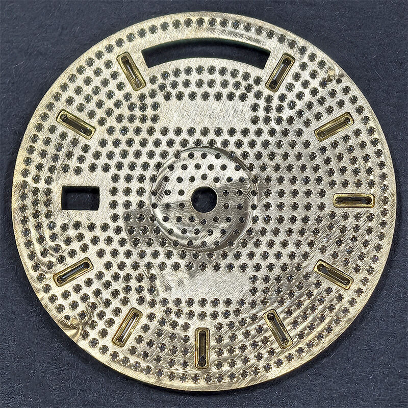 28.5mm Full Natal Diamond Watch Dial for 36DD Watch Fit for 3155 Movement, Afterrmarket Watch Repair Parts.