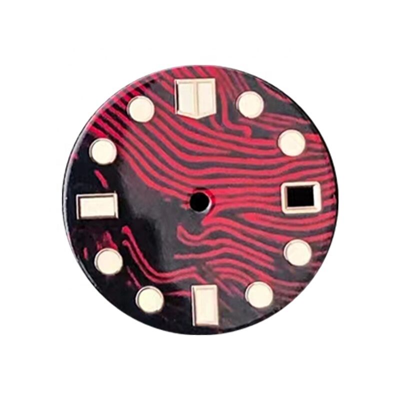 Skull Dial Full C3 Green Luminous Watch Accessories Dial for Skx007 Nh36 Nh35 Movement Dial 28.5mm Date Nh35 case